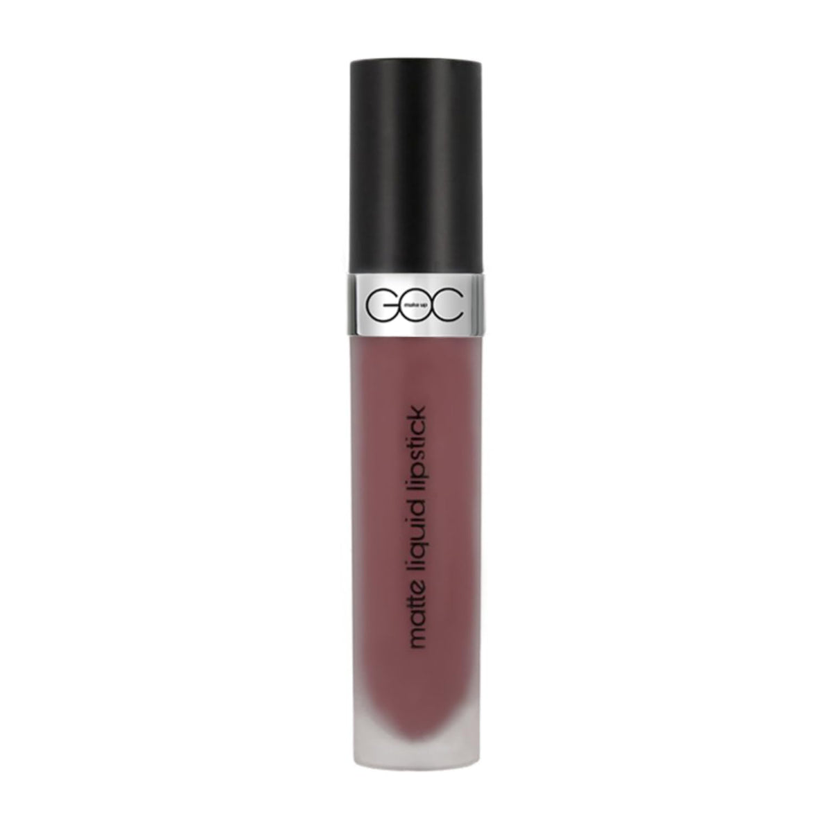 GOC, Labial liquido matte, Matte Liquid Lipstick, Resistente al agua, Larga Duración, No Reseca los labios ni cuartea, Sin manchas, Color Happy Mocha, GMLC11