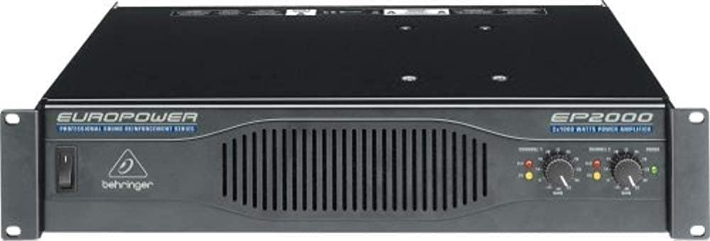 Behringer Europower EP2000 - Amplificador estéreo profesional (2000 W)