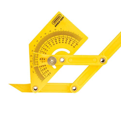 General Tools & Instruments 29 Plastic Protractor and Angle Finder with Articulating Arms