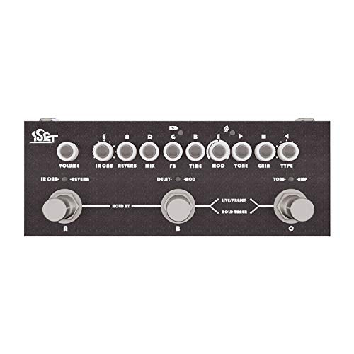 ISET Cube - Pedal multiefectos para guitarra eléctrica y bajo True Bypass