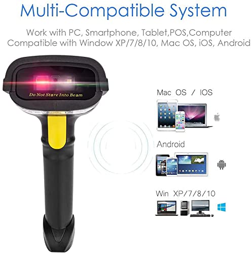 Lector Códigos QR 2D NETUM Inalámbrico Bluetooth