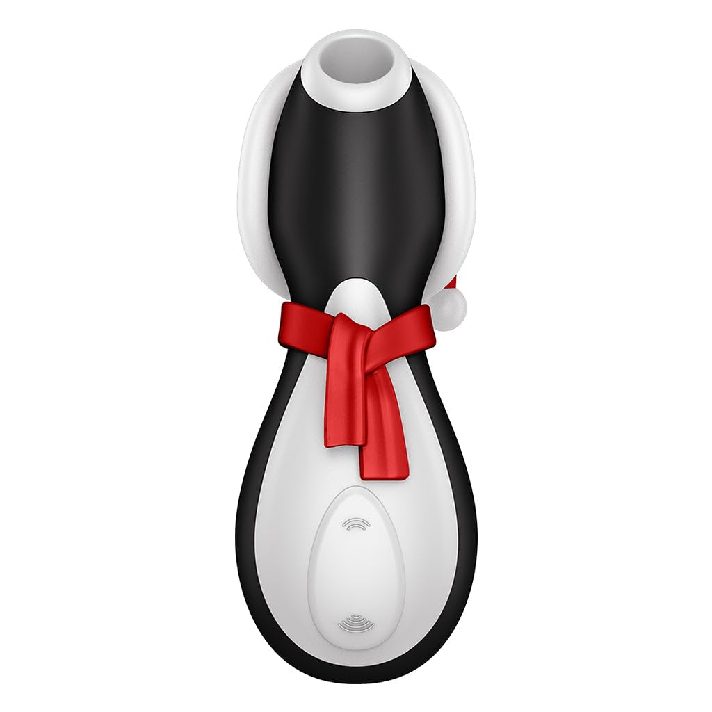 Estimulador de Clítoris Satisfyer Penguin Air-Pulse Edición Navideña Resistente al Agua y Recargable