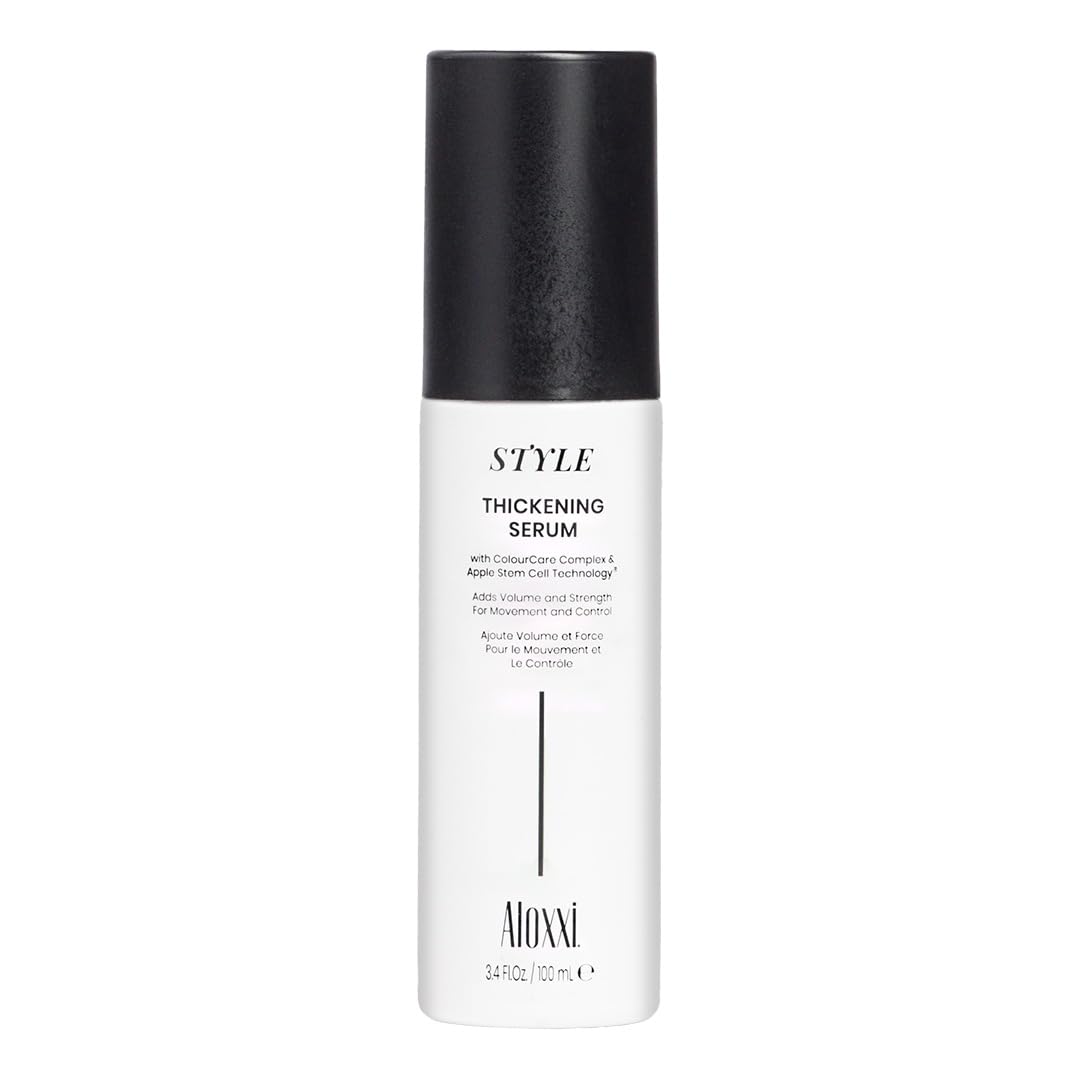 Suero ALOXXI de 3.4 oz para dar grosor y volumen al cabello - Tratamiento profesional para fortalecer y nutrir el cabello débil y fino