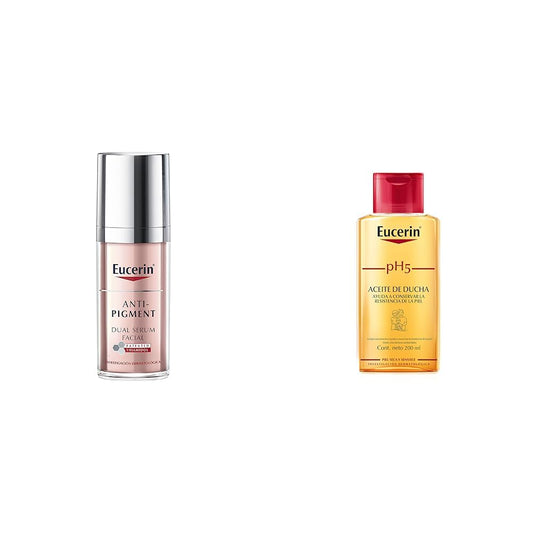 Eucerin Serum facial anti manchas Anti Pigment,30ml + Ph5 Aceite de Ducha para Piel Sensible o Seca, 200 ml