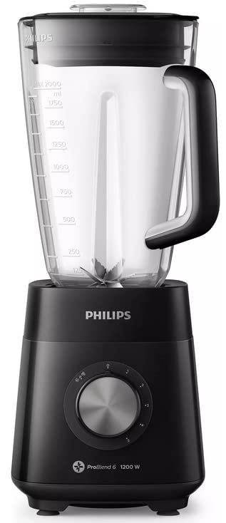 Licuadora Philips Potente 1200 Watts Vaso Tritán 3L 5 Velocidades+Pulso