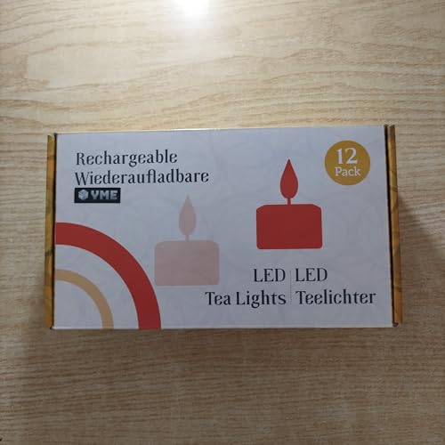 Velas Recargables Yme Blancas con Control Remoto para Decoración del Hogar