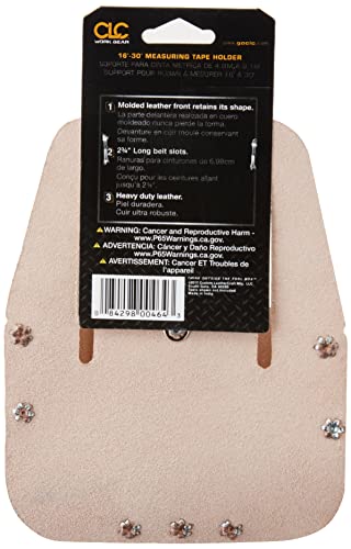 Soporte para Cinta Métrica Custom Leathercraft Marrón Resistente