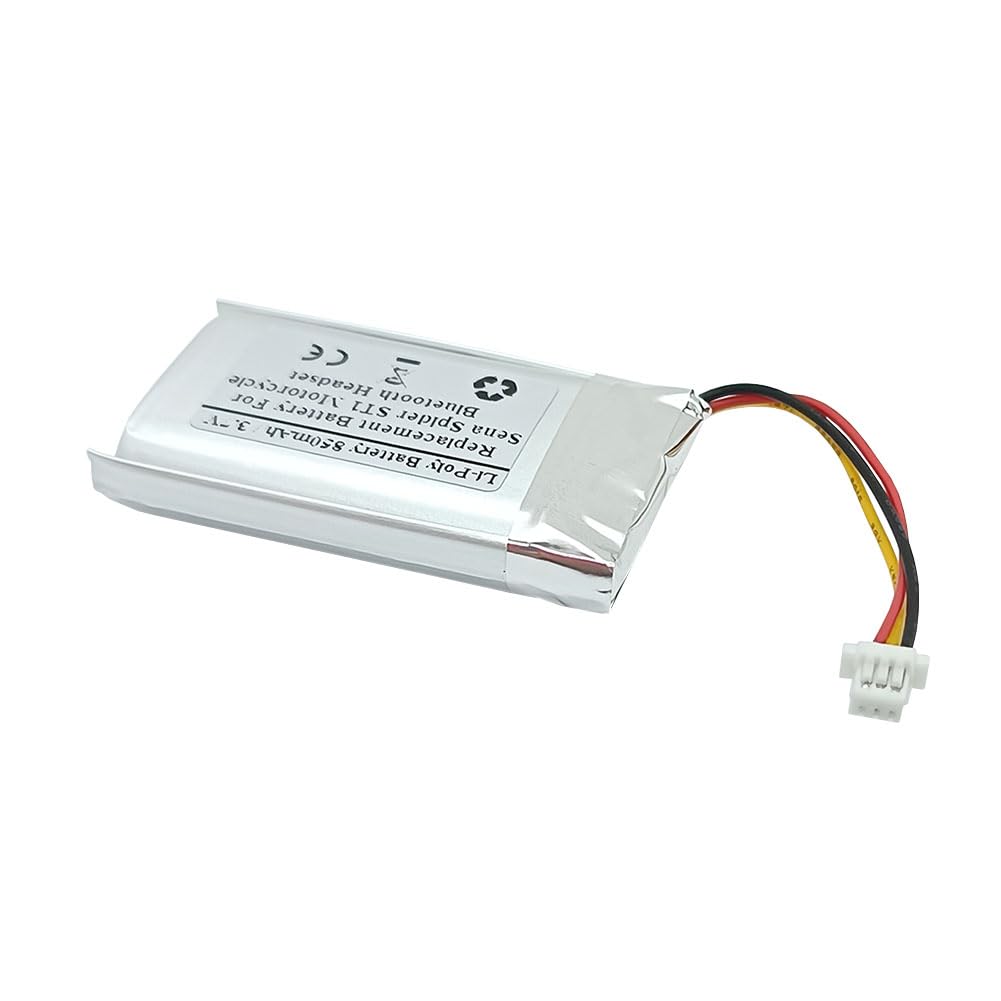 STARTONG - Batería de repuesto para Sena Spider ST1 de 850 mAh y 3,7 V con Bluetooth, intercomunicador de casco