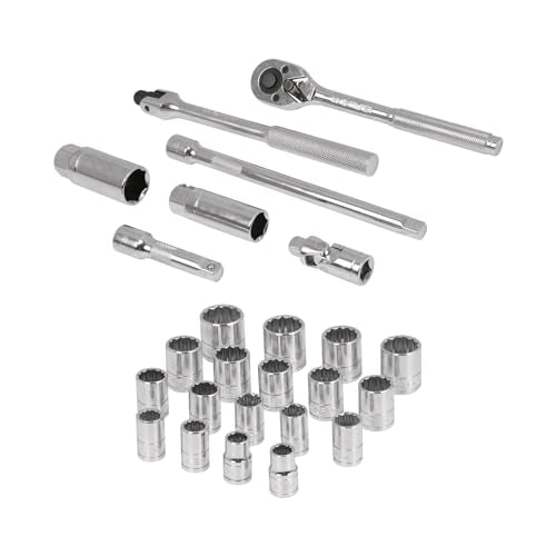 Juego de Autoclé Truper JD-3/8X26MP Mixto de 26 Piezas 3/8 Pulgadas