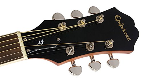 Epiphone J45 Studio Solid parte superior Acústico, Natural