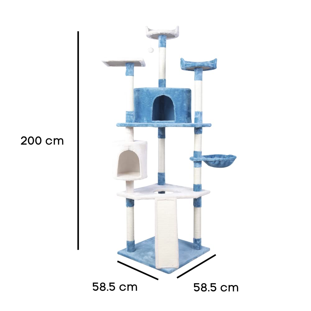 Fancy Pets Mueble/Rascador para Gato Pekín de 200 Centímetros de Altura