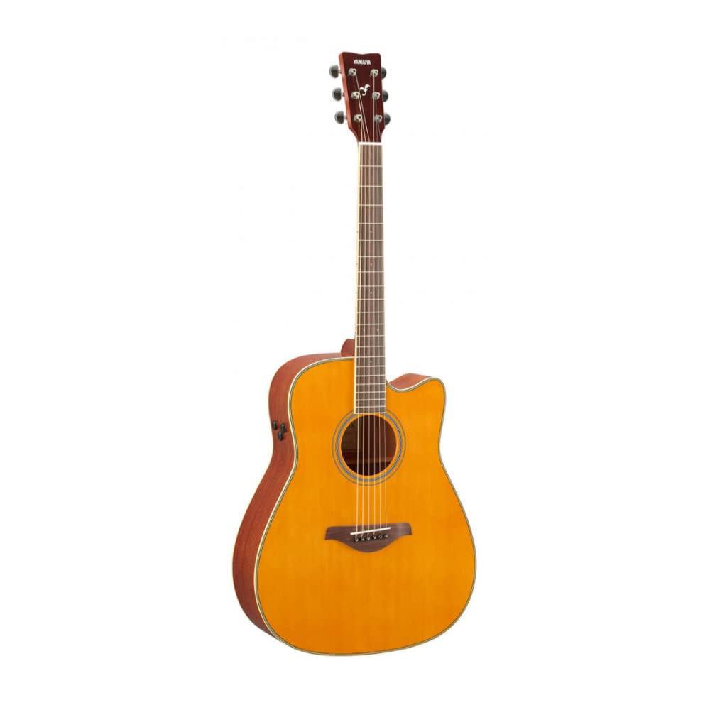 Yamaha TransAcoustic Cutway Models - Guitarra acústica de 6 cuerdas, Color natural