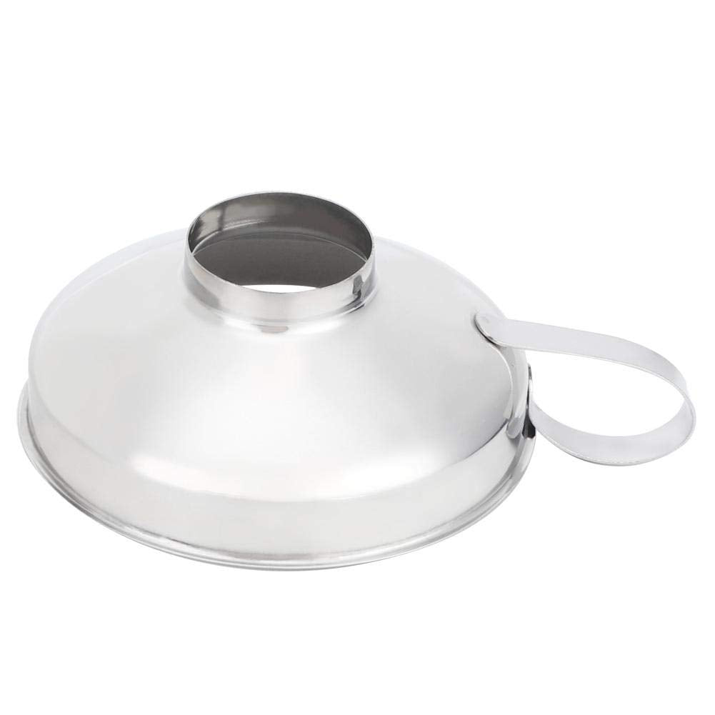Embudo de Acero Inoxidable de Boca Ancha para Transferencia de Líquidos en Polvo