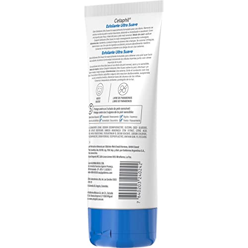 Cetaphil Exfoliante Ultra Suave 1 pz 178 ml Con Extracto de Bambú que Remueve Células Muertas de Uso Diário Recomendada por Dermatólogos para Piel Sensible