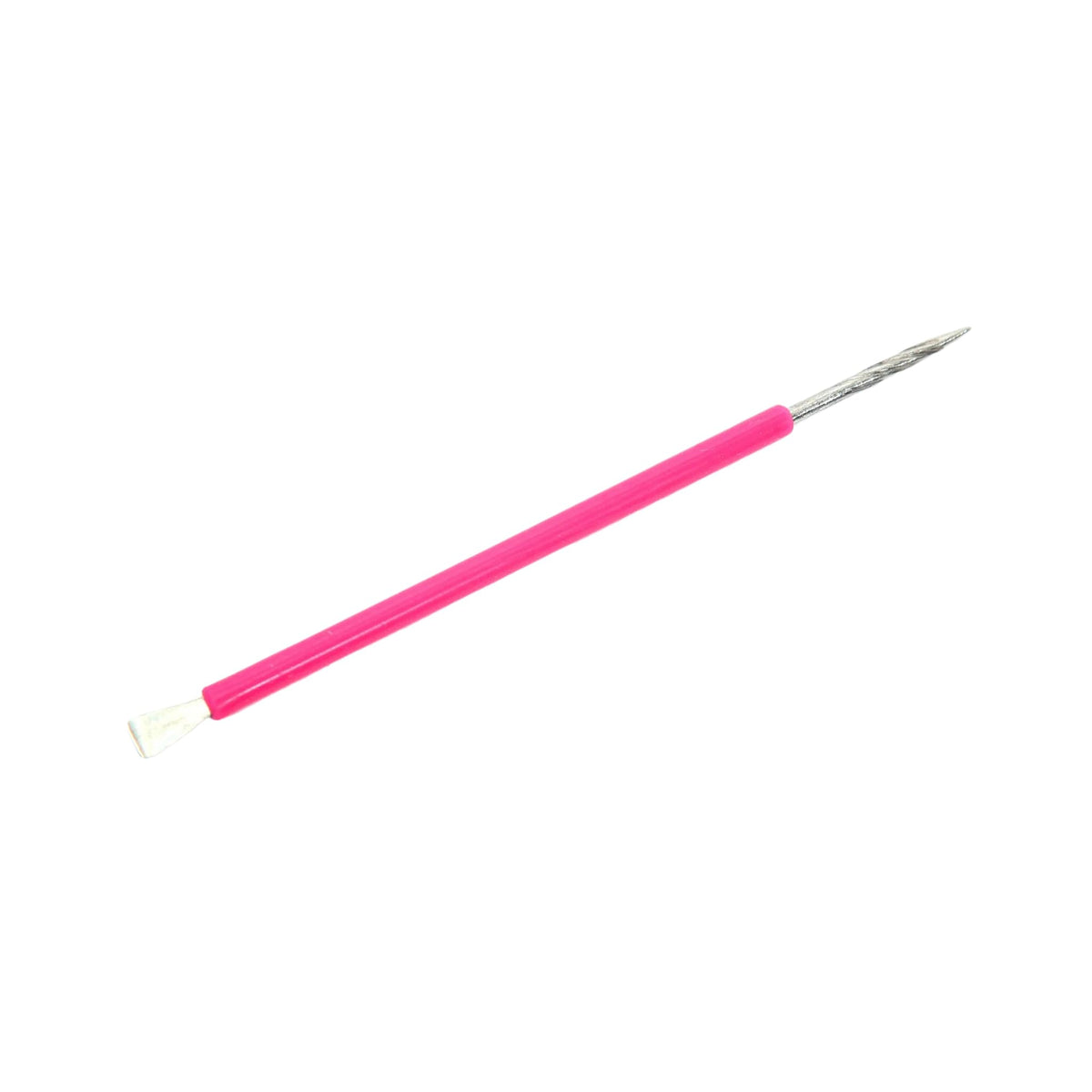 ISIS CUTELARIA - Empujador y palo de acero inoxidable con cubierta de silicona rosa (ISIS017)
