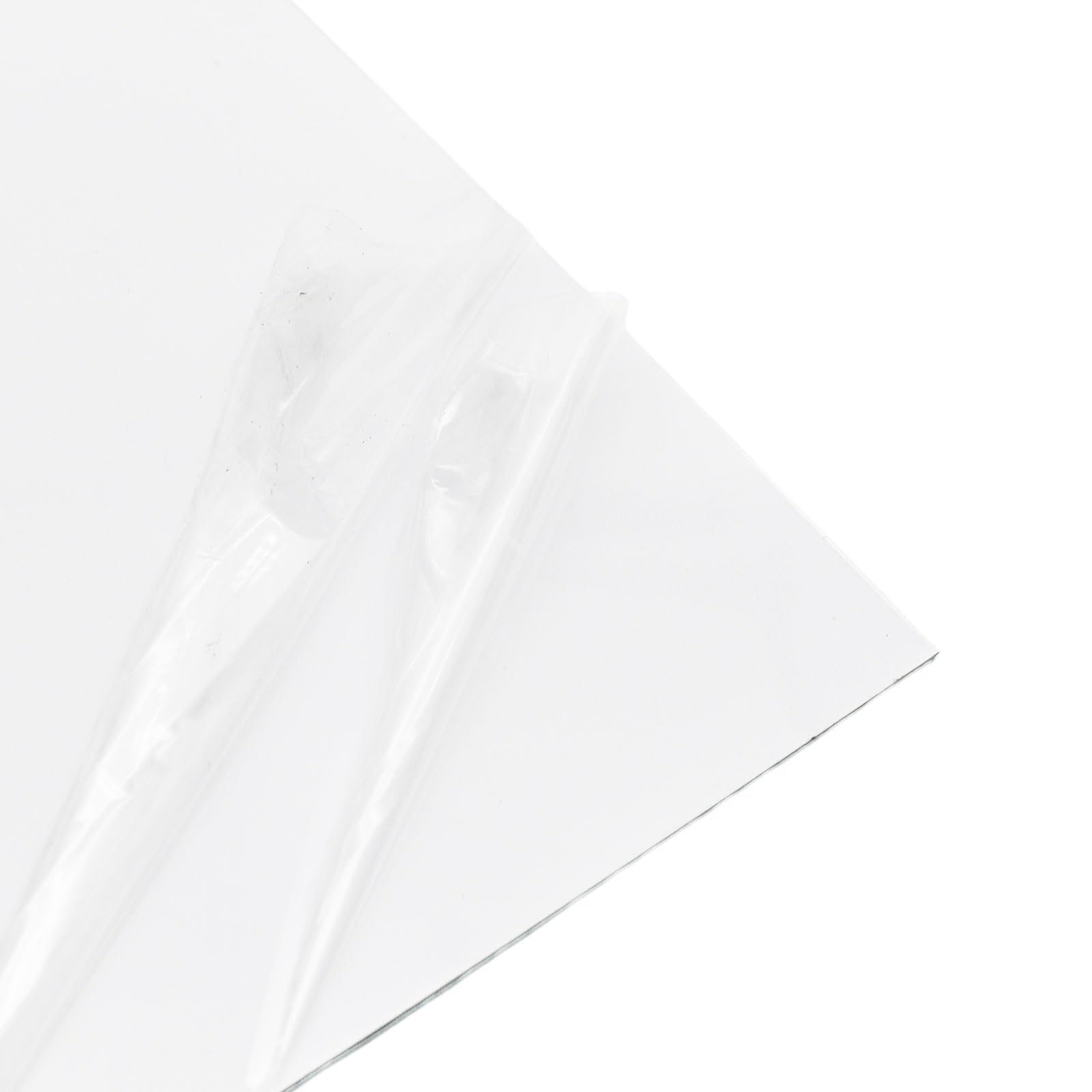Golpeador de guitarra de 3 capas, material de 24 x 31 bricolaje, protector de púas en blanco, hoja de placa para rayar Strat Tele, guitarra eléctrica, jazz, bajo de precisión (blanco)