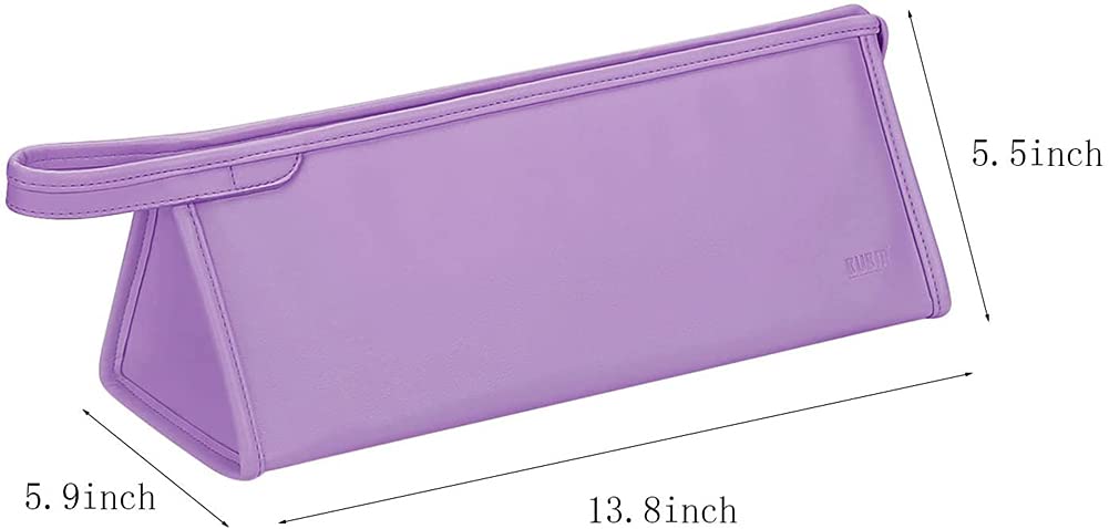 BUBM Bolsa de almacenamiento de viaje compatible con Dyson Airwrap Styler, organizador de viaje portátil para Airwrap Styler y accesorios, plateado (púrpura)