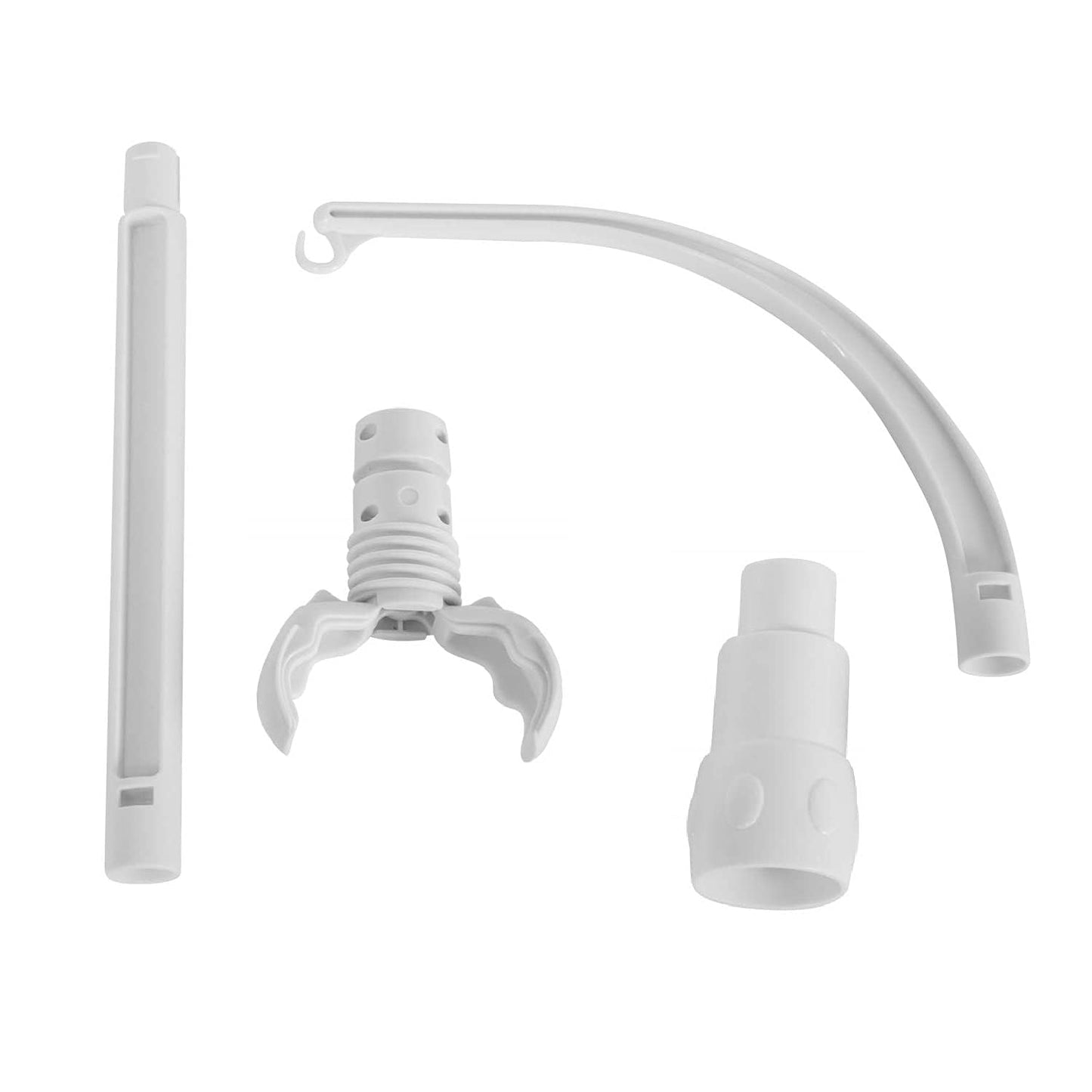 LIUDHPSP - Soporte de brazo para cuna de bebé de 23 pulgadas, la parte de garra se puede ajustar de ancho, decoración de juguete de bricolaje (soporte sin caja de música)