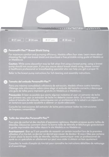 Embudo PersonalFit Flex Medela Grande 27 mm para Extractores de Leche