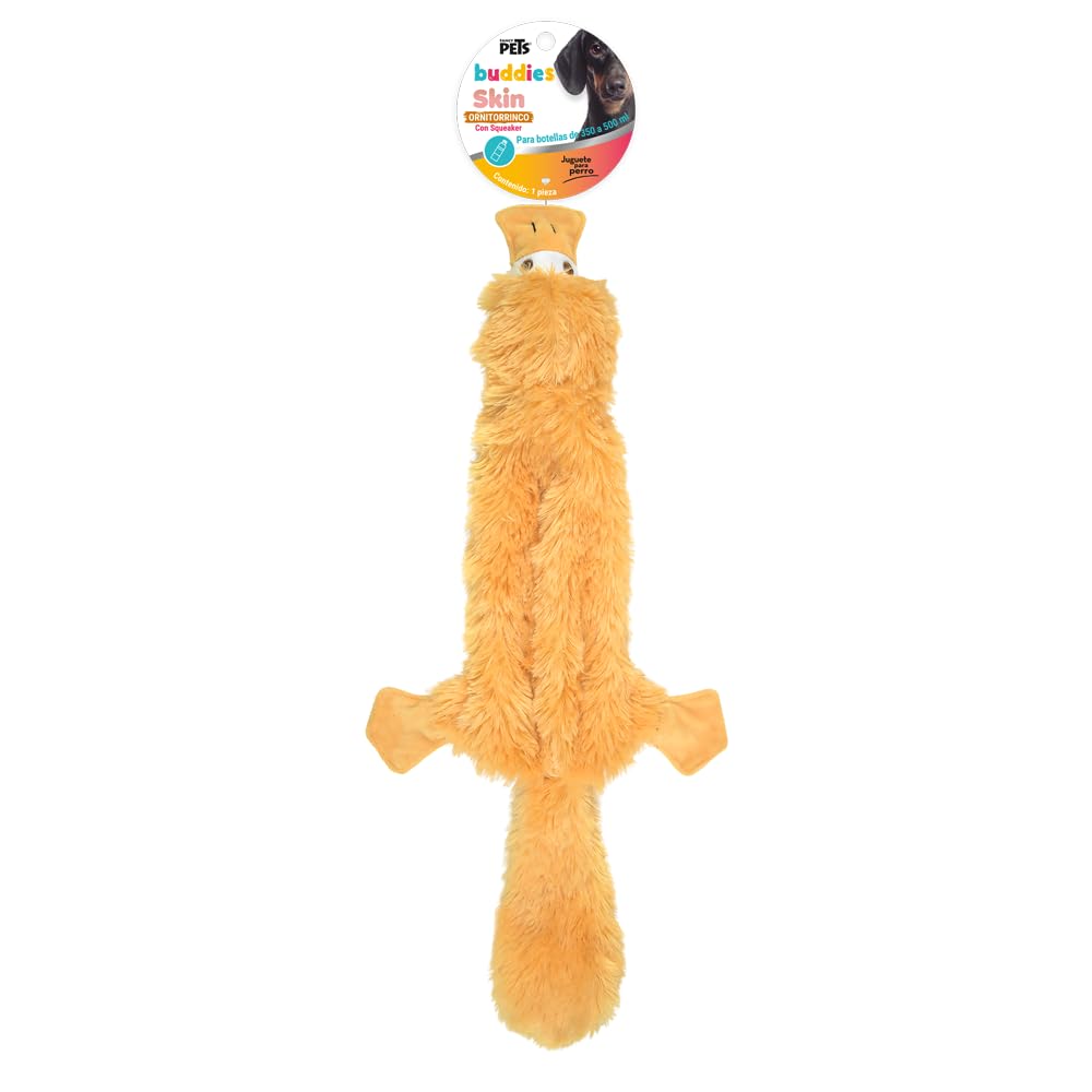 Juguete para Perro Fancy Pets Ornitorrinco con Sonido y Botella Reemplazable