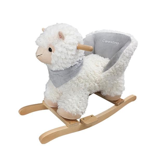 Mecedor de Peluche Carestino Llama Blanco