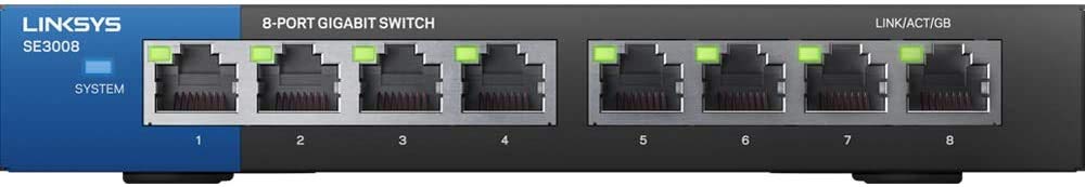 Linksys SWTLNK890 Switch Negro