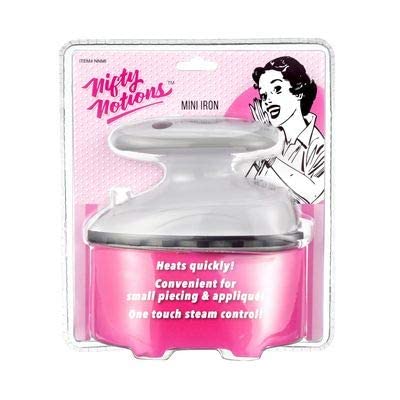 Plancha de Vapor Mini Nifty Notions Ideal para Apliques y Costura