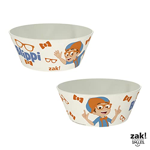 Juego de Vajilla Zak Designs Blippi Bambú Melamina Duradero para Niños