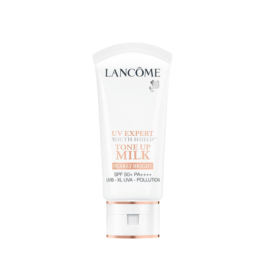Lancôme UV-Expert Milky Bright, Bloqueador Solar Facial Milky Bright Pearly Bright FPS 50, Con Textura Cremosa Para Proteger de Rayos UVA, UVB y Contaminación, 50 ml