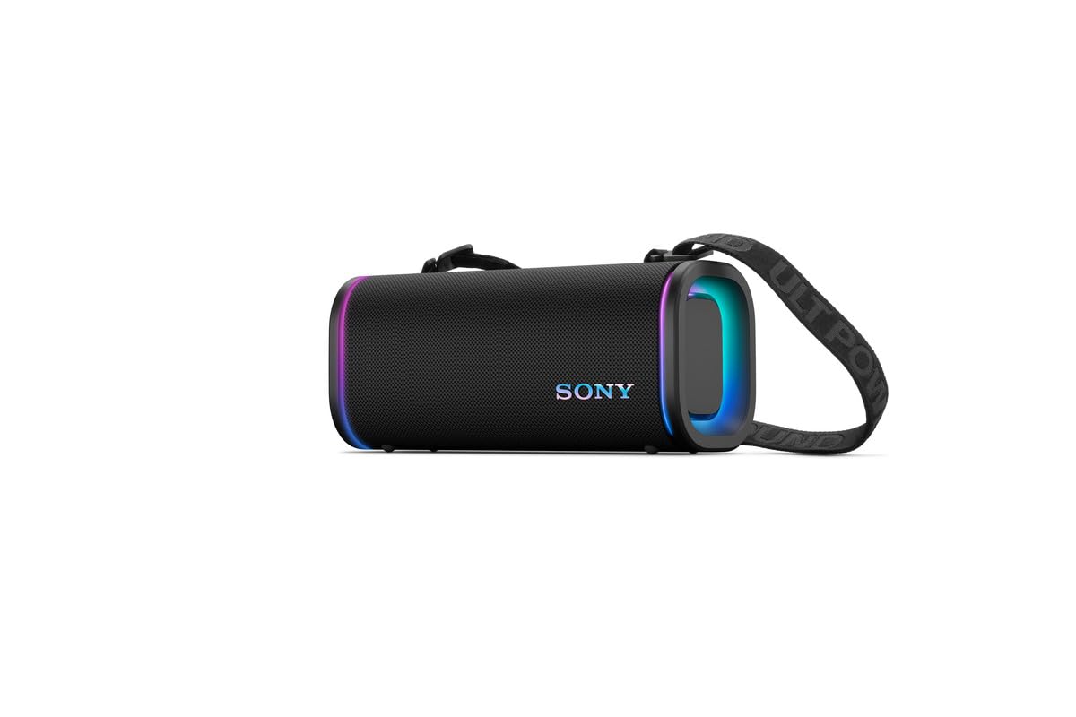 Sony Bocina portátil inalámbrica ULT Field 5 con Graves Profundos y potentes, Negro