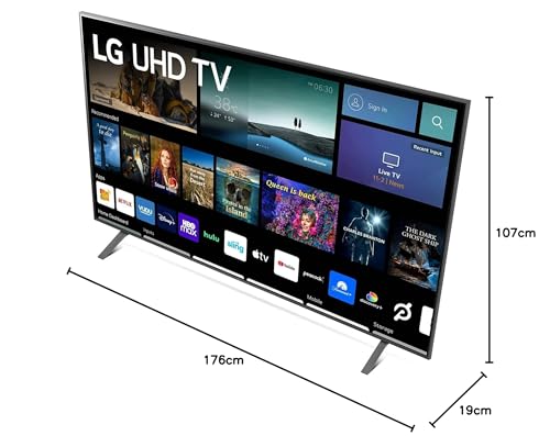 LG Television de 70 Pulgadas Serie 7 Class 4K 2160p Smart LED TV HDR Frecuencia de Actualización 60Hz Bluetooth Compatible con Alexa y Google Assistant (Reacondicionado)