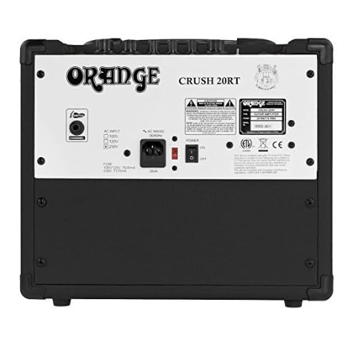 Orange Crush 20RT - Amplificador de guitarra de 2 canales y altavoz de 20 W, 20 W, color negro