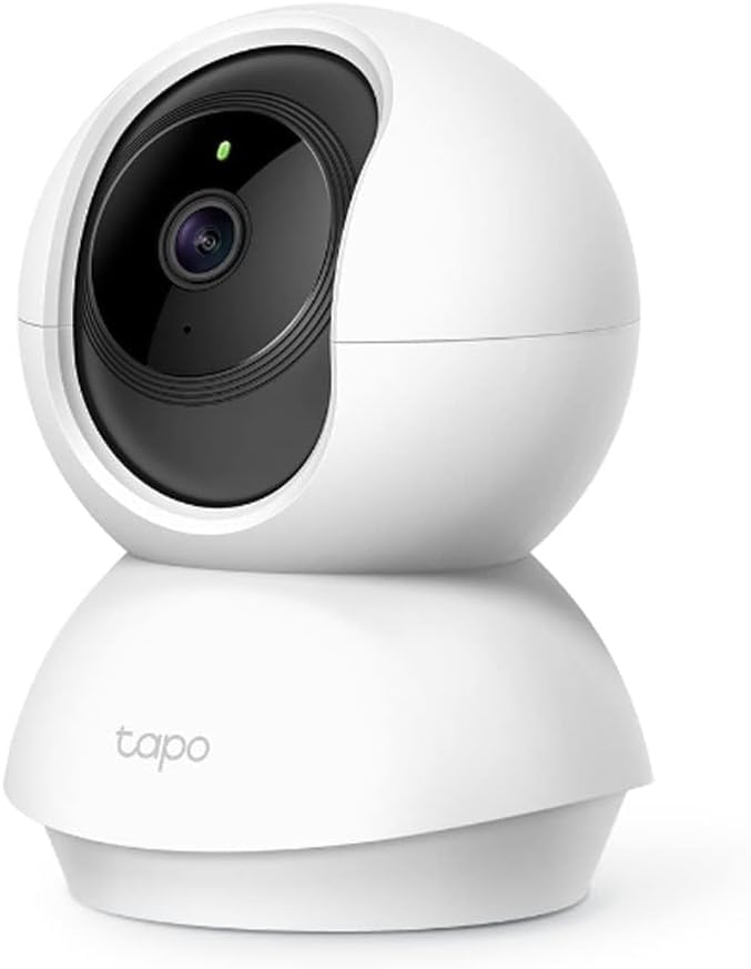 Lucky Owl Cámara de Seguridad IP Smart WiFi Domo IR para Interiores Tapo C210, Inalámbrico, 2304 x 1296 Pixeles, Día/Noche Combo con Memoria de 64GB.