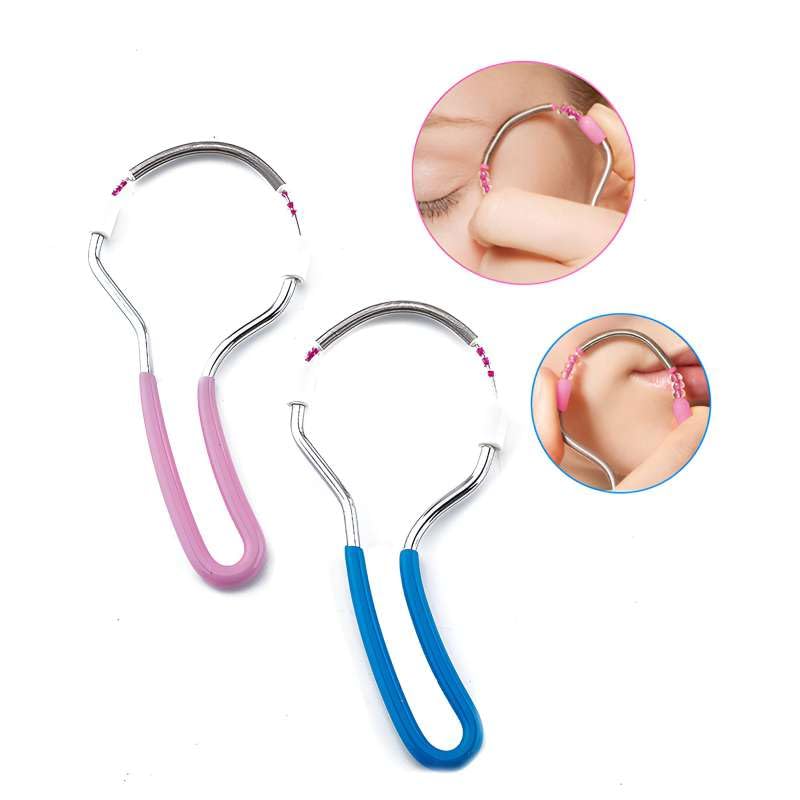 4 piezas depiladora manual con resorte para mujer