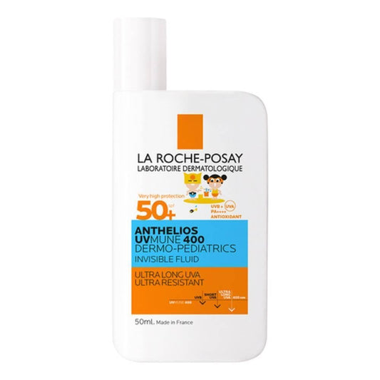 Protector Solar La Roche-Posay Anthelios UVMUNE 400 Sin Color FPS 50+ Fluido Invisible para Niños con Piel Sensible