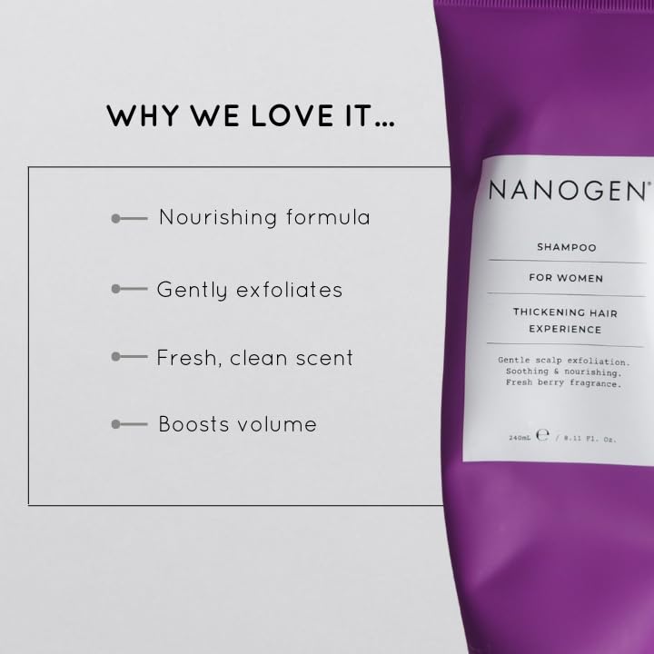 Nanogen Champú de tratamiento de engrosamiento para mujeres