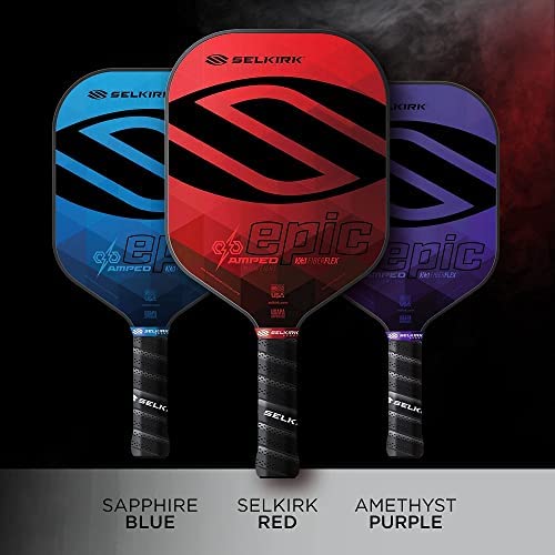 Paleta de Pickleball Selkirk Invikta Azul Zafiro Ligera con Fibra de Vidrio y Núcleo de Polipropileno X5 para 2021