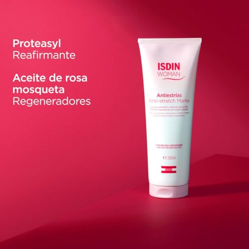 ISDIN Woman Antiestrías Crema 250ml | Previene y atenúa estrías