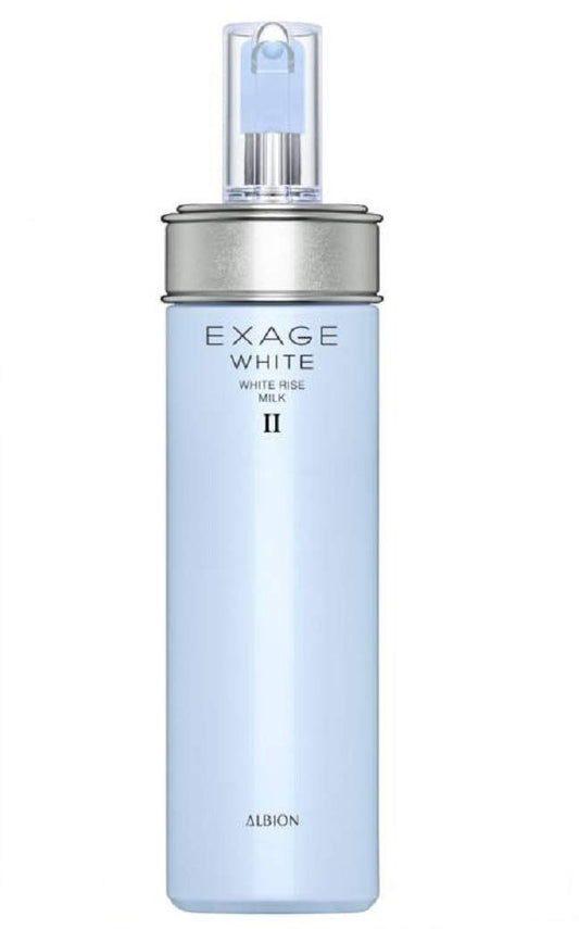 Leche Albion Exage White Rise II 200 g, Hidratación y Aclarado Piel Normal. ¡Nuevo!