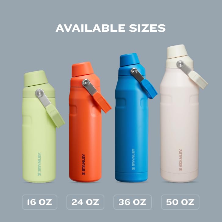 Botella Stanley IceFlow Aerolight 1.06 L, con Tapa de Flujo Rápido, Aislamiento de Doble Pared, Mantiene Bebidas Frías, Termo Acero Inoxidable libre de BPA, Botella Stanley 36 oz