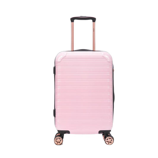 Maleta de Mano JONY Carry On Rigida Resistente Ruedas Giratorias 360 Mango Expandible ABS Candado de Seguridad (Rosa Claro)