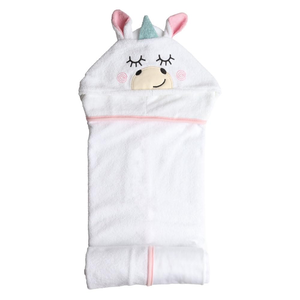 Baby Mink Salida de Baño para Bebé, Suave y Absorbente para Después del Baño (Blanco)