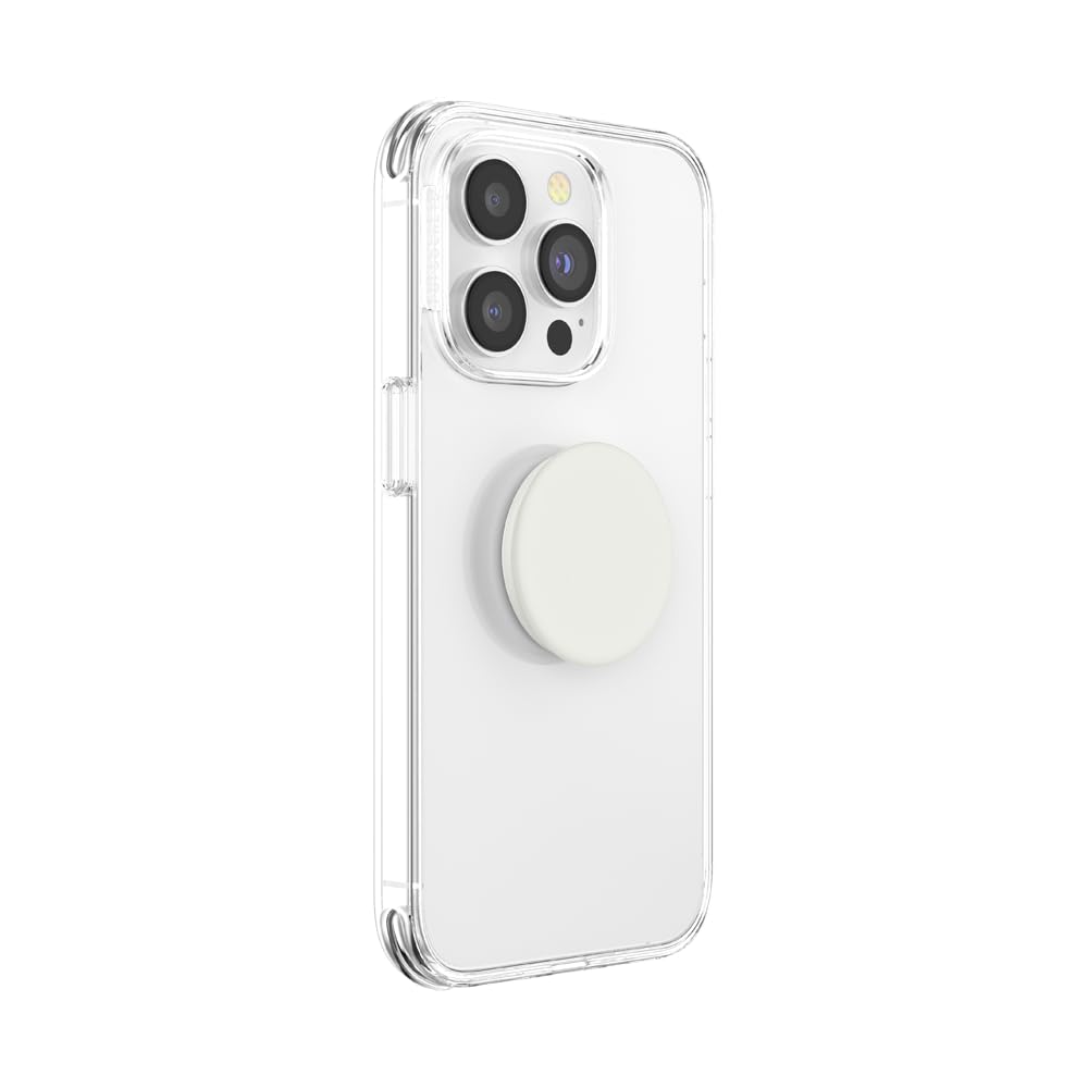 Empuñadura para Teléfono PopSockets Blanco Crema con Soporte Expandible