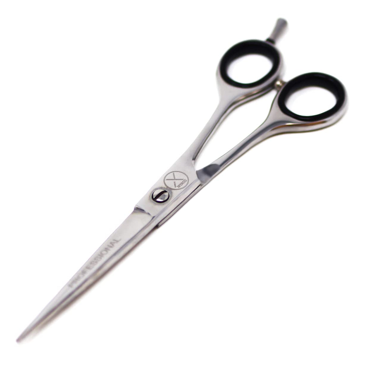 XPERSIS PRO - Tijeras de peluquero afiladas de 16,5 cm, de acero ligero fabricado en Alemania con soporte para dedos
