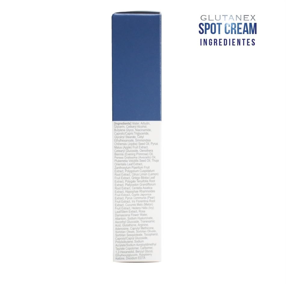 Glutanex™ Spot Cream CREMA DESPIGMENTANTE/Disminución de Melasma y de todo tipo de manchas melánicas con efecto Antioxidante y Aclarante/De Corea del Sur