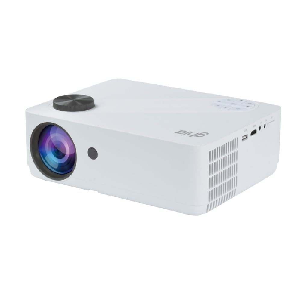 Proyector GHIA Blanco 4K WiFi Conectividad Full HD 350 ANSI