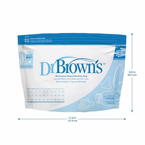 Bolsitas Esterilizadoras para Microondas Dr. Brown's a Vapor