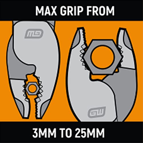 GEARWRENCH 82175C - Alicates de doble material Pitbull para juntas deslizantes