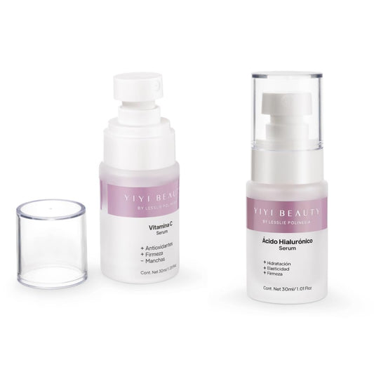Pack Serum Luminosidad Hidratante Acido Hialuronico + Vitamina C