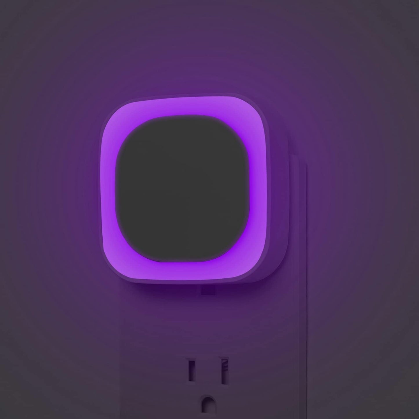 Luz Nocturna LED YUNLEX Violeta con Sensor Automático y Brillo Regulable